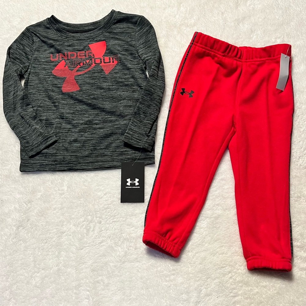 Boys 2 piece Under Armour Set, Size 24 months, NWT!